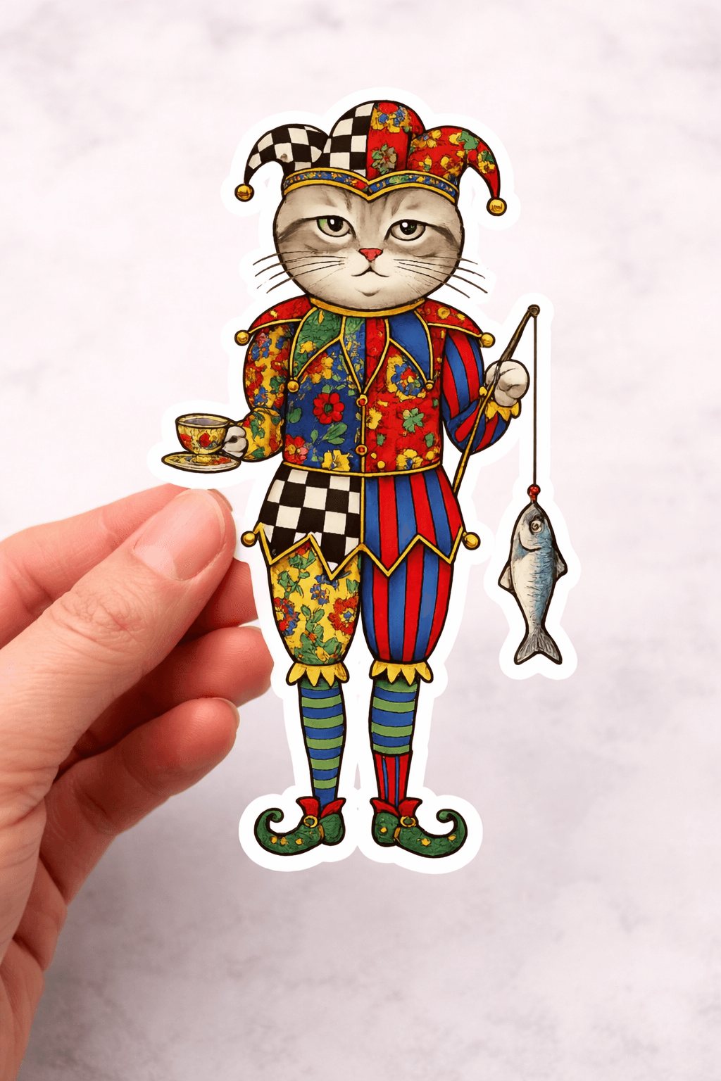 Jester with a Fish
